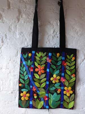 embroidered bag